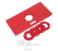 Plaque D'insertion pour Table de Défonceuse 235x120x8mm Rouge