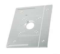 Plaque d'Insertion pour Table de Défonçeuse en Alliage d'Aluminium | CNC, Plaque de Montage pour Machine à pour bois et Gravure, Résistante à l\'Usure et à pour la Rouille, Distance des Trous