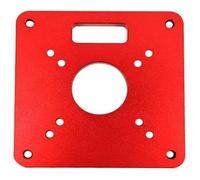 Plaque d'insertion pour table de défonceuse RT0700C, 120 x 120 x 8 mm, en aluminium, pour le travail du bois