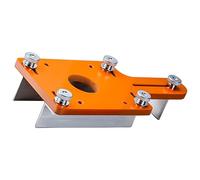 Plaque d'insertion professionnelle en aluminium pour débroussailleuse avec support de positionnement réglable, outil de travail du bois, accessoire de défonceuse d'arrêt réglable