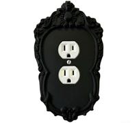 Plaque d'interrupteur conçue autour de concepts d'architecture victorienne gothique pour une exécution cohérente de la décoration intérieure (B)