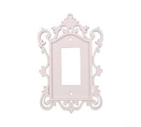 Plaque d'interrupteur décorative gothique, design victorien artistique pour prises américaines standard, façade électrique en plastique pour maison, bureau, café, 11,5 x 17,5 cm (C)