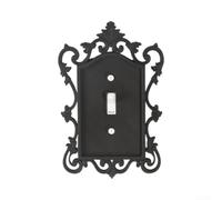 Plaque d'interrupteur décorative gothique, taille standard, convient à la plupart des États-Unis pour interrupteurs à bascule et à bascule, plaque murale décorative pour chambre à coucher et