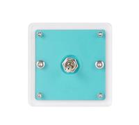 Plaque d'interrupteurs muraux à bascule simple ou double en acrylique tendance pour salon et bureau Décoration murale Double commande