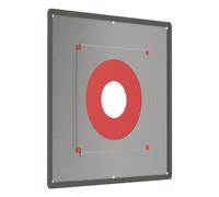 Plaque distance de sécurité étanche avec joint 0°- 20° - TEC-DW-Standard 300mm