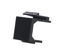 Plaque d'obturation encliquetable for Cadre d'échelle for coupleur RJ45, LC et SC(50pcs,White Keystone Frame)