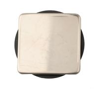Plaque d'obturation pour robinet d'évier en acier inoxydable pour améliorer l'esthétique des lavabos de salle de bain