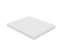 Plaque dure Feuille de polyéthylène vert/bleu/rouge, panneau en plastique noir/blanc haute température for gravure CNC, 1 pièce(White,200 * 200 * 4MM)