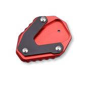 Plaque éLargissement BéQuille Compatible Avec Morini Pour X-Cape 650 Coussin De Béquille De Moto Coussin D'agrandissement De Béquille Latérale Accessoires De Moto Rouge