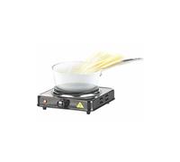 Plaque électrique compacte - ROSENSTEIN & SOHNE - 1 feu - 1000 W - Noir - Avant
