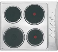 Glem GTL640IX - Table de cuisson électrique - 4 plaques de cuisson - Niche - largeur : 56 cm - profondeur : 48 cm - acier inoxydable