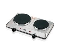Plaque Électrique Haeger Double Top Disc 2 Feux à gaz 2250W - Haeger - Gris
