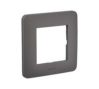 Plaque electrique - Interrupteur pour prise - Prise interrupteur electrique - plaque plastique - prise murale - Prise avec interrupteur - Gamme Casual - Plaque Simple - Debflex | Taupe Mat