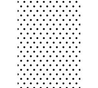 Artemio Plaque d'embossage Polka Dots 13 x 18 cm