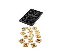 Plaque empreinte voila cookie 18x34 cm - - Noir - Plastique