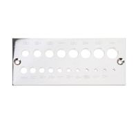 Plaque en acier de 0,3 cm à 1,6 cm 19 trous par incréments de 0,3 cm à 1,6 cm