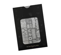 Plaque en acier inoxydable pour transfert d'estampage - Utilisation polyvalente dans les projets créatifs - Outil de transfert artistique