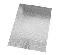 Plaque en aluminium antidérapante, plaque alliage d'aluminium, panneau carré gaufré 600 × 200 mm, convient for la décoration et construction(600x200x4mm)