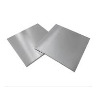 Plaque en aluminium, Lot de 2 feuilles d'aluminium 6061 argentées tailles multiples(10 * 40 * 500mm)