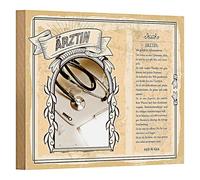 Plaque en bois médecin | La savante polyvalente | Décoration pour pratique | 18 cm x 12 cm