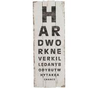 Plaque en bois Oculiste 103.5 cm BLANC G