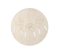 Plaque en bois personnalisable pour souvenir de naissance de bébé pour chérir un moment de famille pour décorer une chambre d'enfant ou un salon