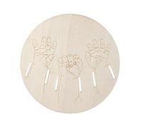 Plaque en bois pour naissance de bébé - Disque commémoratif en bois pour nouveaux parents et grands-parents
