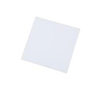 Plaque en céramique d'alumine, Plaque de dissipateur thermique industriel en céramique d'alumine blanche, plusieurs tailles(50x50x7mm)