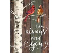 Plaque en étain avec inscription « I Am Always with You » - Cadeau idéal pour chambre de sorcière - 15,2 x 20,3 cm