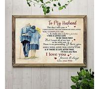 Plaque en étain avec inscription « To My Husband The Day I Met You I Have Found The One Whom My Soul Loves » rétro pour Pâques, Halloween, Noël, chambre à coucher, salle de bain, 30,5 x 20,3 cm