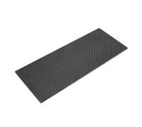 Plaque en fibre de carbone, plaque 3K complète 300 * 250/300 mm, panneau en carbone haute résistance for plaque de protection 1 pièce (noir clair, 300 x 250 x 2,0 mm)(300x250x5.0MM)