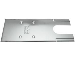 Plaque en inox N7510 pour pivot de sol BTS 75 V DORMA 46700060