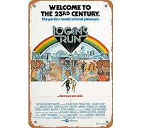 Plaque en métal - Affiche du film Logan's Run 30,5 x 20,3 cm