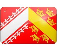 Plaque en métal Alsace (Alsace) Drapeau Région France Plaque en métal 20,3 x 30,5 cm