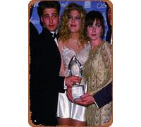 Plaque en métal avec inscription « Actors Jason Priestley, Tori Spelling and Shannen Doherty at the People's Choice Awards » - 20,3 x 30,5 cm