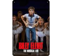 Plaque en métal Billy Elliot : The Musical Live (2014) - 20,3 x 30,5 cm - Décoration murale vintage rétro