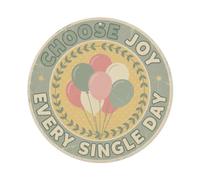 Plaque en métal « Choose Joy Every Single Day »