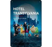 Plaque en métal de la collection Hotel Transylvania - 20,3 x 30,5 cm - Décoration murale vintage rétro