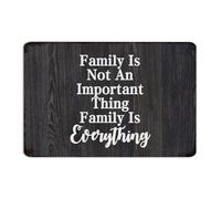 Plaque en métal Family Is Not An Important Thing Family Is Everything Country - Décoration murale pour garage, maison ou extérieur - 30,5 x 45,7 cm
