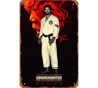 Plaque en métal Grandmaster : The Vic Moore Story - 20,3 x 30,5 cm - Décoration murale vintage rétro