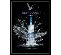 Plaque en métal - Grey Goose Vodka Man Cave Bar Pub - 20,3 x 30,5 cm