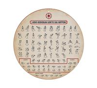 Plaque en métal imprimée Diagramme Judo Techniques