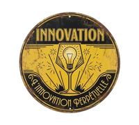 Plaque en métal Innovation Humorous Lounge Innovation