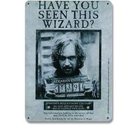 Logoshirt® Harry Potter - Sirius Black - Have You Seen This Wizard I Signe - Plaque en métal - Rétro I DIN A5 I Design original sous licence