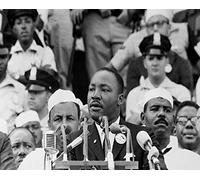 Plaque en métal Martin Luther King Dream Speech Photo Décor en métal 20,3 x 30,5 cm