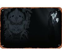Plaque en métal motif jeu vidéo, Yakuza 0, Goro Majima - Décoration murale rétro pour maison, porte, jardin, bars, restaurants, cafés, bureaux, magasins, pubs, clubs - 30,5 x 20,3 cm