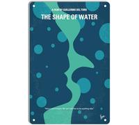 Plaque en métal No902 My The Shape of Water - Affiche de cinéma classique minimaliste pour décoration de cinéma maison et art mural rétro - 20,3 x 30,5 cm