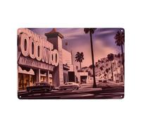Plaque en métal personnalisable - 30 x 20 cm - Image murale à suspendre - Poster rétro en métal - Décoration murale personnalisée pour maison, pub, café, intérieur et extérieur