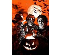 Plaque en métal pour décoration de film Halloween 2018 - 20,3 x 30,5 cm