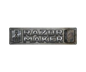 Plaque en métal Razor Maker Blade Hone Heritage